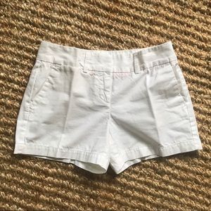 LOFT White Riviera Chino Shorts, Sz 0